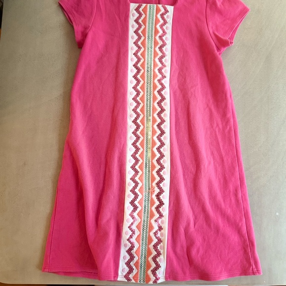 Girls Gymboree Hot Pink dress with sequin detail size 8 - Picture 5 of 5